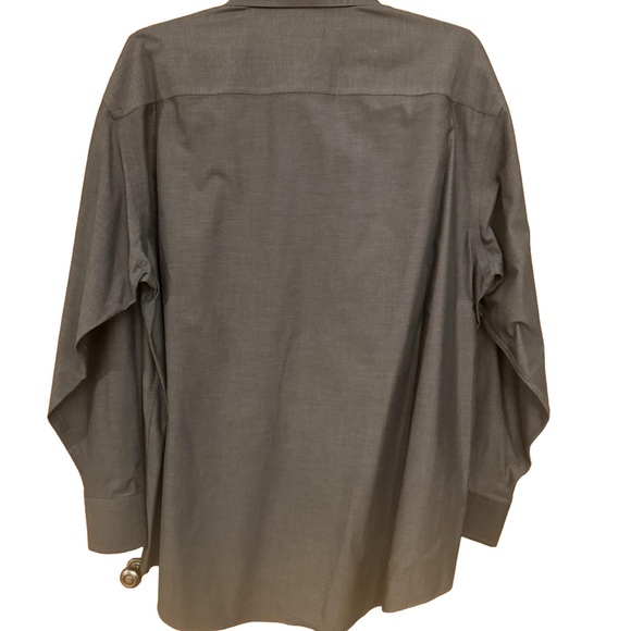 Nautica button-down dress shirt men’s size 17.5 34/35 - Picture 3 of 7